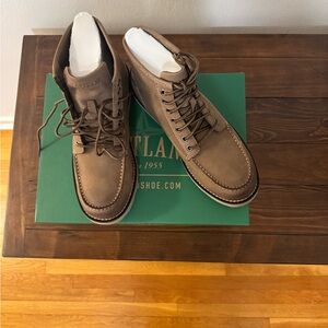 Eastland Men's Brown Leather Moc Toe Boots